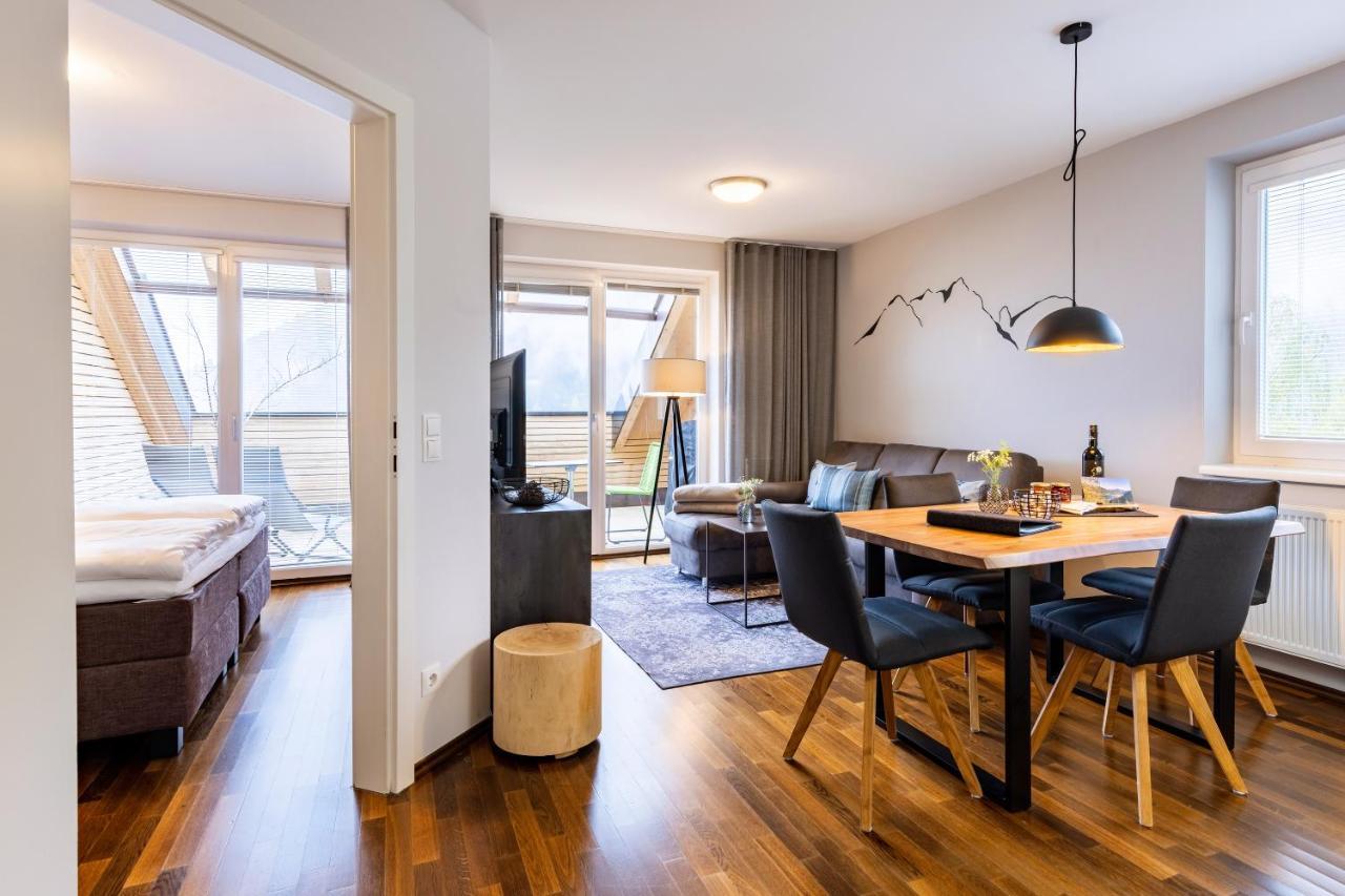 Der Sonnberg Alpinlodges - Apartments Mit Seeblick, Privater Sauna Und Self Check-In Zell am See Exterior foto